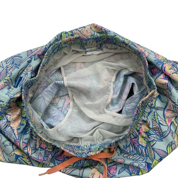 Chubbies Dinosaur Print Swim Trunks L Novelty Pockets Beach Coastal Swimsuit - Picture 5 of 12